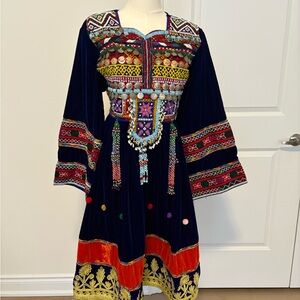 Embroidered Multicolor Dress